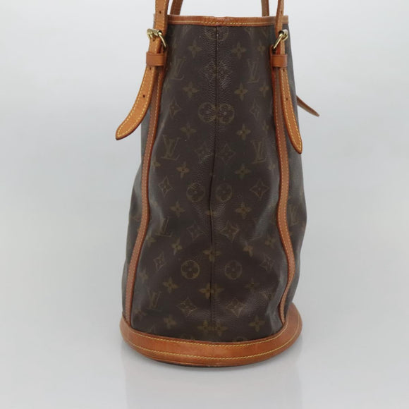 LOUIS VUITTON Monogram Bucket GM Shoulder Bag M42236 LV Auth 131917
