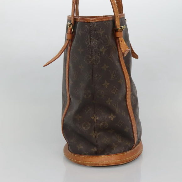 LOUIS VUITTON Monogram Bucket GM Shoulder Bag M42236 LV Auth 131917