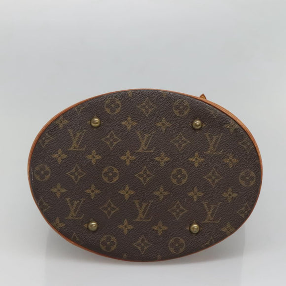 LOUIS VUITTON Monogram Bucket GM Shoulder Bag M42236 LV Auth 131917