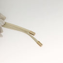 MCM Logogram Vicetos Tote Bag Leather White Gold Auth 131924-10