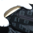 SAINT LAURENT Hand Bag Leather Cream Auth 131938-20