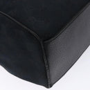 GUCCI GG Canvas Shoulder Bag Black Gold 154981 Auth 131939-14