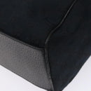 GUCCI GG Canvas Shoulder Bag Black Gold 154981 Auth 131939-15