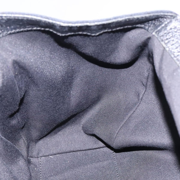 GUCCI GG Canvas Shoulder Bag Black Gold 154981 Auth 131939