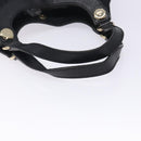 GUCCI GG Canvas Shoulder Bag Black Gold 154981 Auth 131939-7