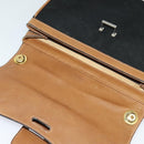 GUCCI Micro GG Canvas Shoulder Bag Vintage Black Gold Auth 131940-15