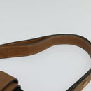 GUCCI Micro GG Canvas Shoulder Bag Vintage Black Gold Auth 131940-8