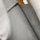 LOUIS VUITTON Monogram Vernis Motto Accessory Pouch Gris M91030 LV Auth 131944-12