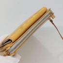 LOUIS VUITTON Monogram Vernis Motto Accessory Pouch Gris M91030 LV Auth 131944-6