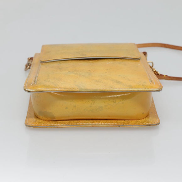 LOUIS VUITTON Monogram Vernis Motto Accessory Pouch Gris M91030 LV Auth 131944