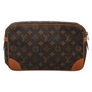 LOUIS VUITTON Monogram Compiegne 28 Clutch Bag M51845 LV Auth 131951-2