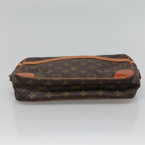 LOUIS VUITTON Monogram Compiegne 28 Clutch Bag M51845 LV Auth 131951