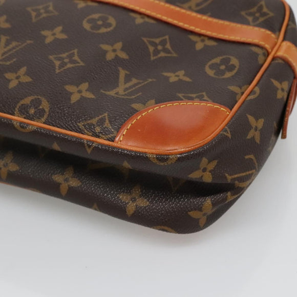 LOUIS VUITTON Monogram Compiegne 28 Clutch Bag M51845 LV Auth 131951