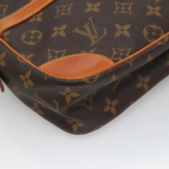 LOUIS VUITTON Monogram Compiegne 28 Clutch Bag M51845 LV Auth 131951