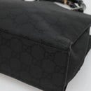GUCCI Bamboo GG Canvas Hand Bag Nylon Black 002 1016 Auth 131953-15