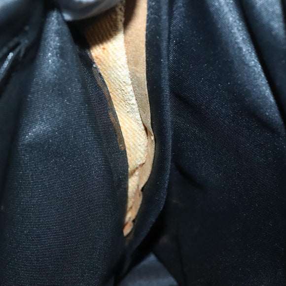 GUCCI Bamboo GG Canvas Hand Bag Nylon Black 002 1016 Auth 131953