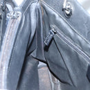 GUCCI Bamboo GG Canvas Hand Bag Nylon Black 002 1016 Auth 131953-19