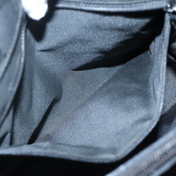 GUCCI Bamboo GG Canvas Hand Bag Nylon Black 002 1016 Auth 131953