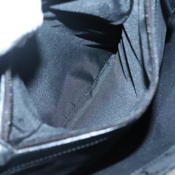 GUCCI Bamboo GG Canvas Hand Bag Nylon Black 002 1016 Auth 131953