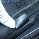 GUCCI Bamboo GG Canvas Hand Bag Nylon Black 002 1016 Auth 131953-12