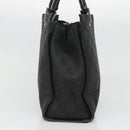 GUCCI Bamboo GG Canvas Hand Bag Nylon Black 002 1016 Auth 131953-3