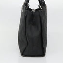 GUCCI Bamboo GG Canvas Hand Bag Nylon Black 002 1016 Auth 131953-4