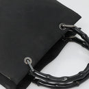 GUCCI Bamboo GG Canvas Hand Bag Nylon Black 002 1016 Auth 131953-6