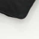 GUCCI GG Canvas Web Sherry Line Shoulder Bag Black Silver 146309 Auth 131956-9