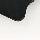 GUCCI GG Canvas Web Sherry Line Shoulder Bag Black Silver 146309 Auth 131956-16