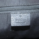 GUCCI GG Canvas Web Sherry Line Pretty Tote Bag Black Gold 163805 Auth 131957V-17