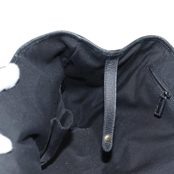 GUCCI GG Canvas Web Sherry Line Pretty Tote Bag Black Gold 163805 Auth 131957V