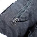 GUCCI GG Canvas Web Sherry Line Pretty Tote Bag Black Gold 163805 Auth 131957V-20