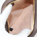 GUCCI GG Marmont Web Sherry Line Chain Bag PVC Beige Gold 550618 Auth 131980M-11