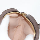 GUCCI GG Marmont Web Sherry Line Chain Bag PVC Beige Gold 550618 Auth 131980M-19
