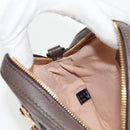 GUCCI GG Marmont Web Sherry Line Chain Bag PVC Beige Gold 550618 Auth 131980M-20