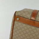 CELINE Macadam Canvas Hand Bag PVC Beige Gold Auth 131982-15