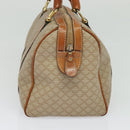 CELINE Macadam Canvas Hand Bag PVC Beige Gold Auth 131982-3