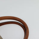 CELINE Macadam Canvas Hand Bag PVC Beige Gold Auth 131982-8