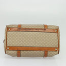 CELINE Macadam Canvas Hand Bag PVC Beige Gold Auth 131982-5