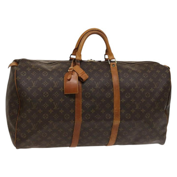 LOUIS VUITTON Monogram Keepall 60 Boston Bag M41422 LV Auth 131991