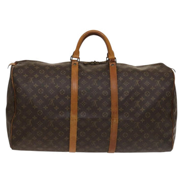 LOUIS VUITTON Monogram Keepall 60 Boston Bag M41422 LV Auth 131991 - 0