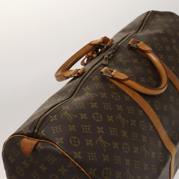 LOUIS VUITTON Monogram Keepall 60 Boston Bag M41422 LV Auth 131991