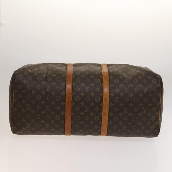 LOUIS VUITTON Monogram Keepall 60 Boston Bag M41422 LV Auth 131991