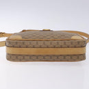GUCCI Micro GG Supreme Shoulder Bag PVC Beige Gold Auth 131995-9