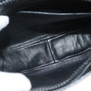 GUCCI Shoulder Bag Leather Black Gold Auth 131998-16