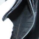 GUCCI Shoulder Bag Leather Black Gold Auth 131998-20