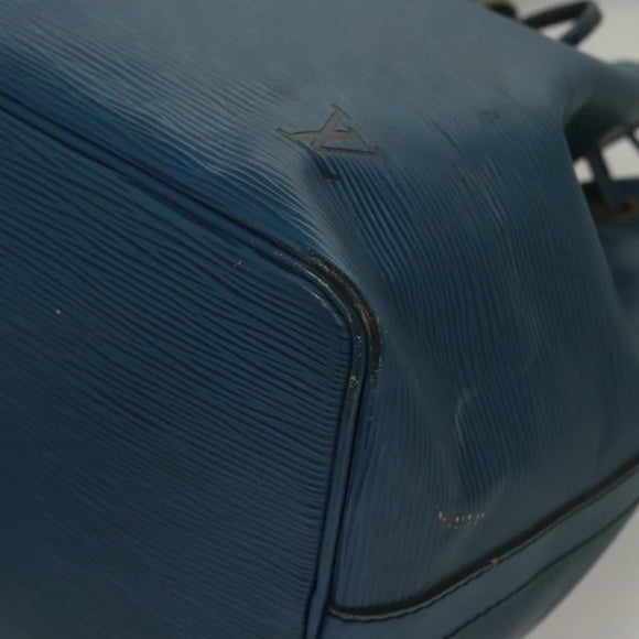 LOUIS VUITTON Epi Petit Noe Shoulder Bag Blue M44105 LV Auth 132004
