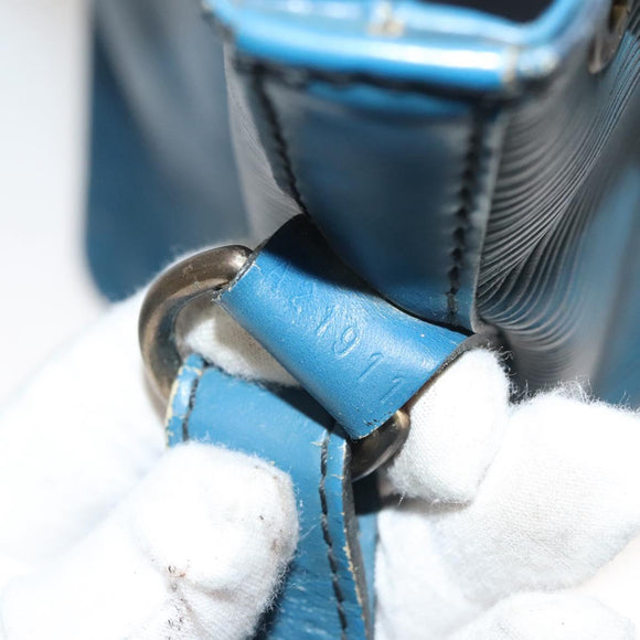 LOUIS VUITTON Epi Petit Noe Shoulder Bag Blue M44105 LV Auth 132004