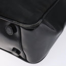 PRADA Hand Bag Nylon Black Silver Auth 132013-9