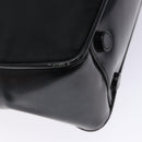 PRADA Hand Bag Nylon Black Silver Auth 132013-16